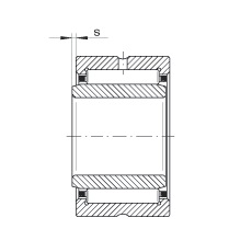滾針軸承 NA4844-XL, 根據(jù) DIN 617/ISO 1206 標(biāo)準(zhǔn)，尺寸系列 48
