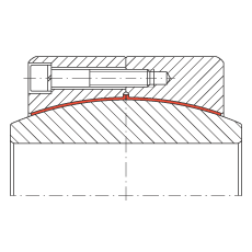大的關(guān)節(jié)軸承 GE800-DW, 根據(jù) DIN ISO 12 240-1 標(biāo)準(zhǔn)，免維護(hù)