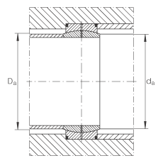 關(guān)節(jié)軸承 GE800-DO, 根據(jù) DIN ISO 12 240-1 標(biāo)準(zhǔn)，需維護